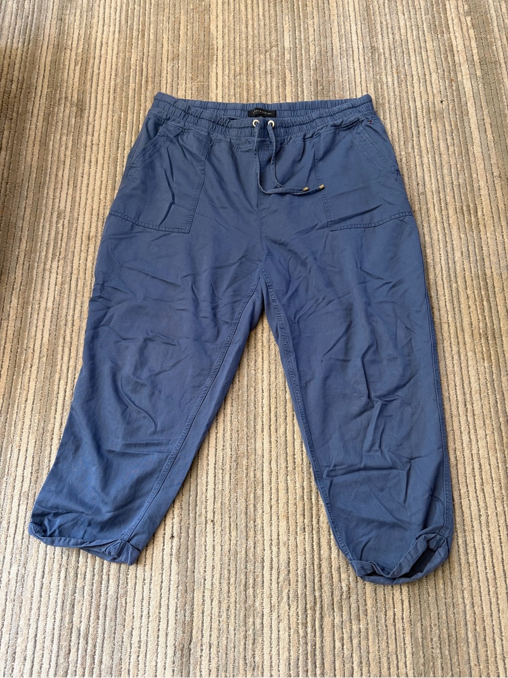 Tommy Hilfiger Blue Women's Casual Drawstring Pants
